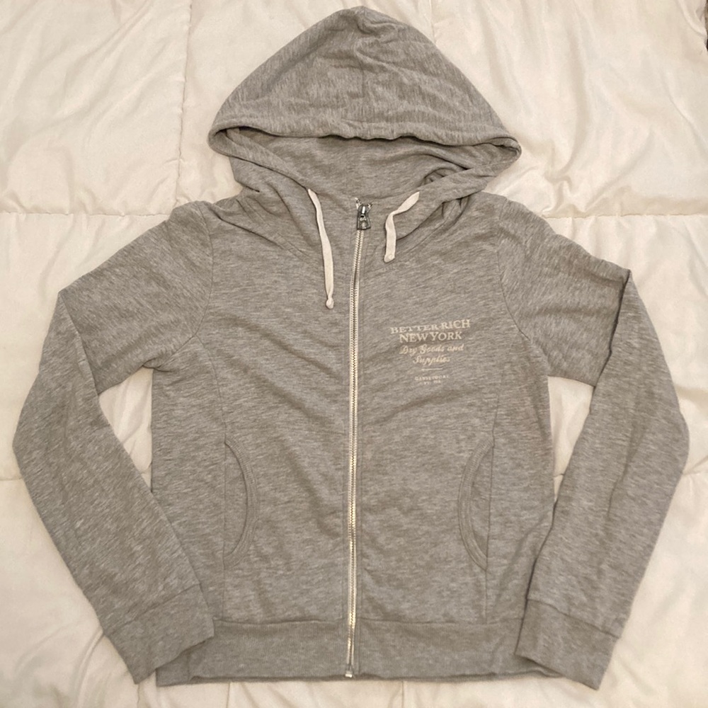 Super Rare! Better Rich (Fitted) New York Hoodie Gray Size L